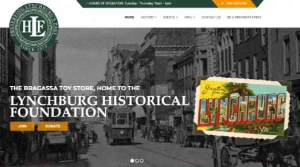 lynchburg historical foundation website